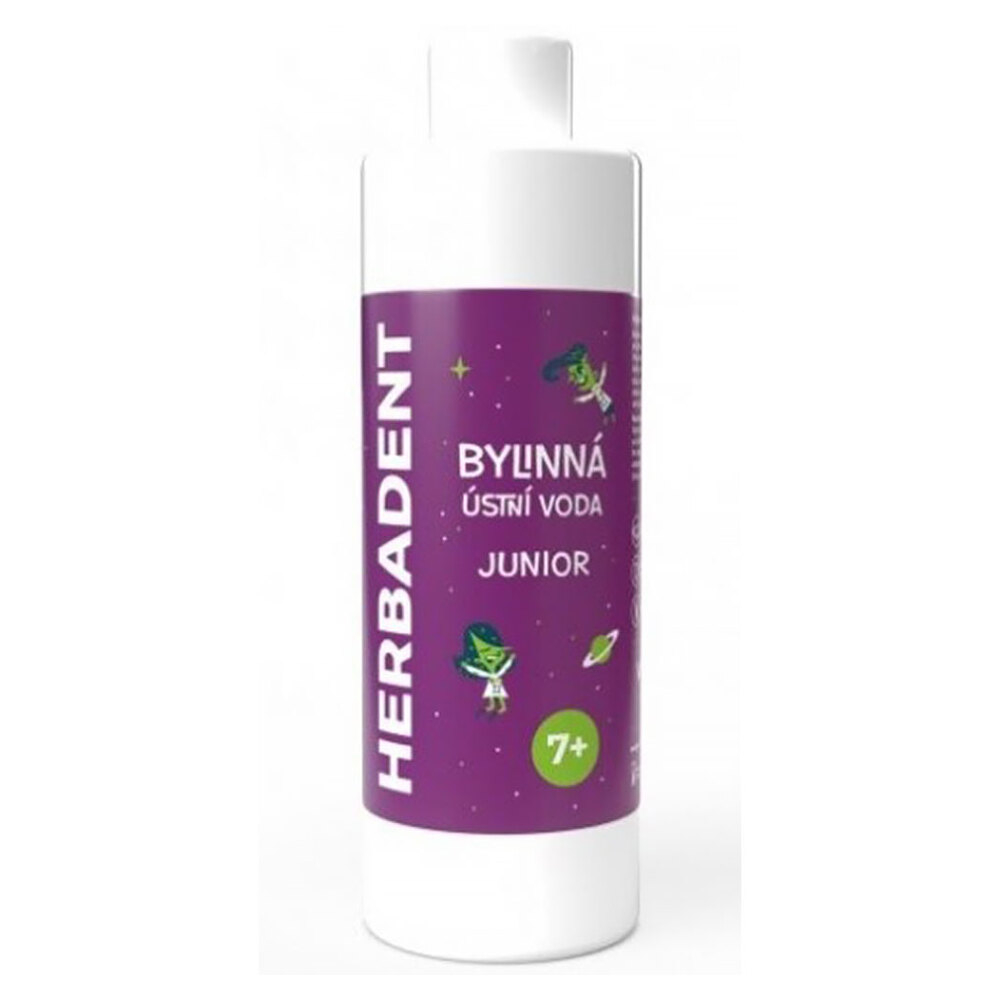 HERBADENT JUNIOR Bylinná ústna voda SPEARMINT, bez fluoridu 240 ml kúpite na Mojalekaren.sk