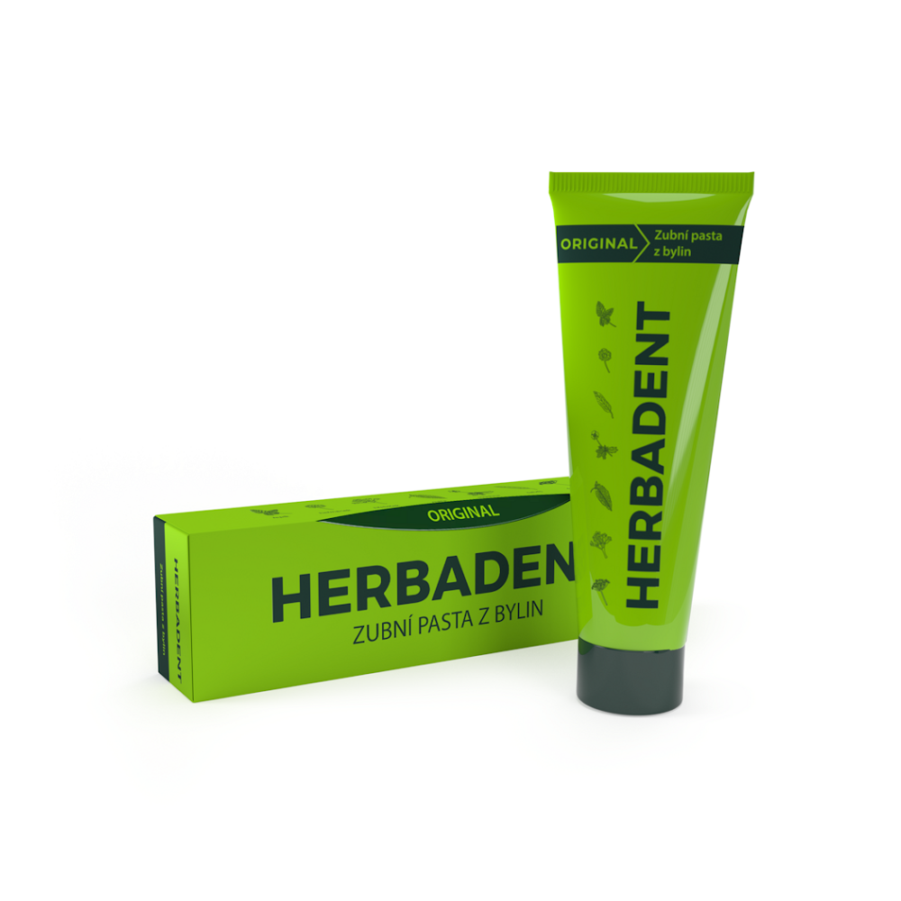HERBADENT original Bylinná zubná pasta s fluórom 1x100 g kúpite na Mojalekaren.sk