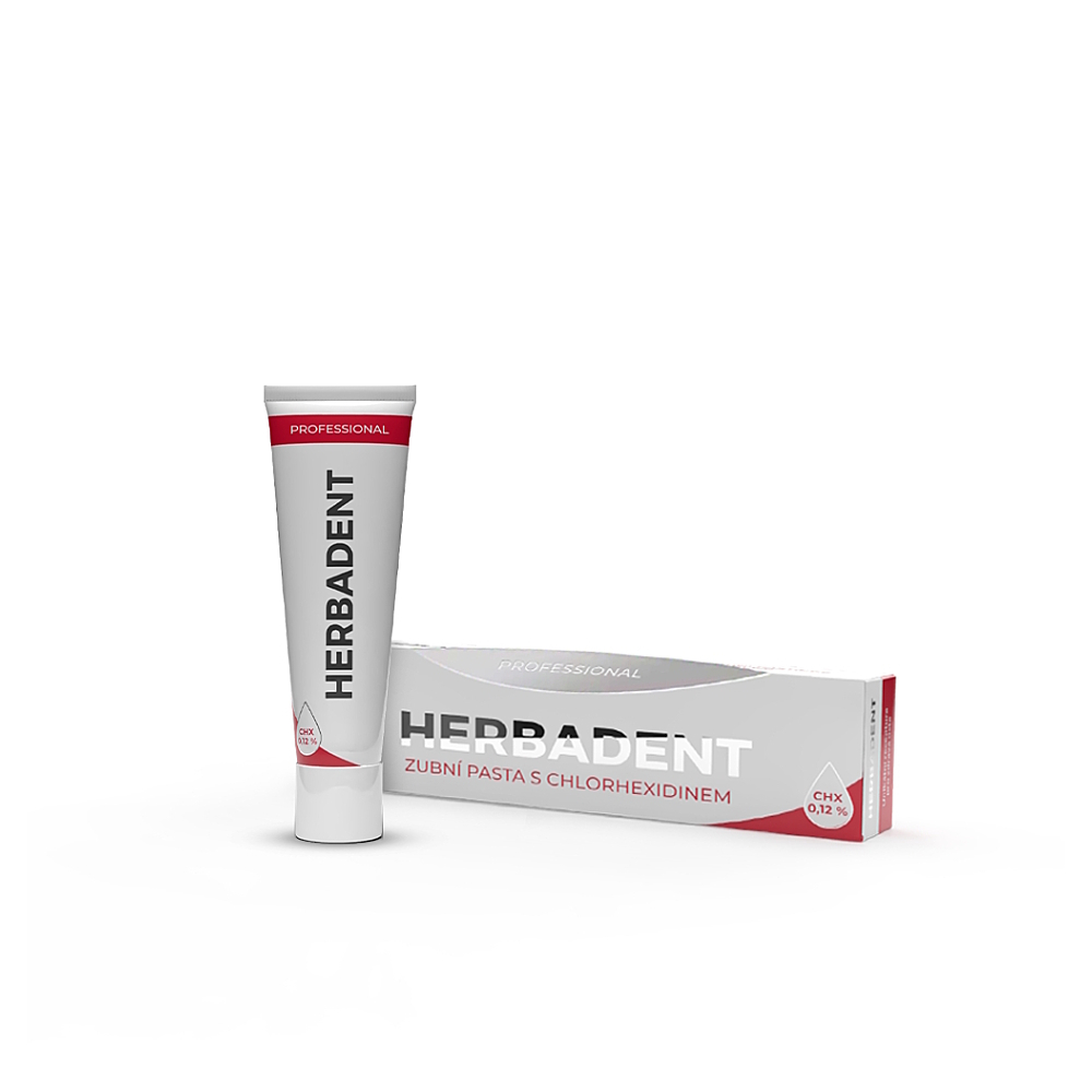 HERBADENT Professional zubná pasta s CHX 0,12 % 40 g