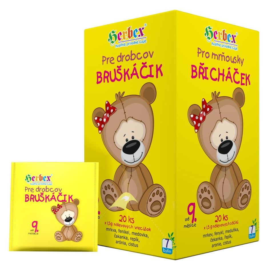 HERBEX Bruškáčik pre drobcov bylinný čaj 20 sáčkov kúpite na Mojalekaren.sk
