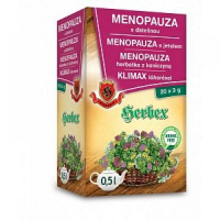 HERBEX čaj menopauza s ďatelinou 3 g x 20 vreciek HERBEX čaj menopauza s ďatelinou 3 g x 20 vreciek
