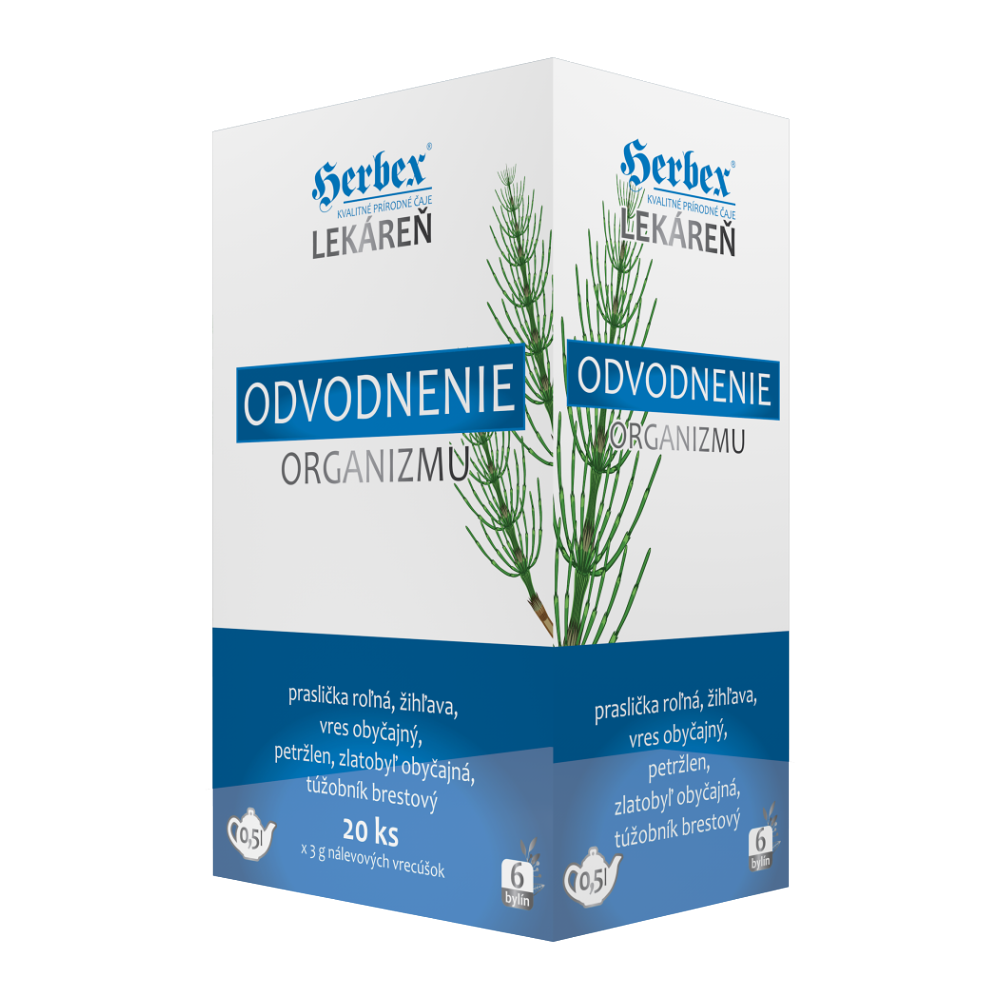 HERBEX Lekáreň odvodnenie organizmu bylinný čaj 20 vreciek kúpite na Mojalekaren.sk
