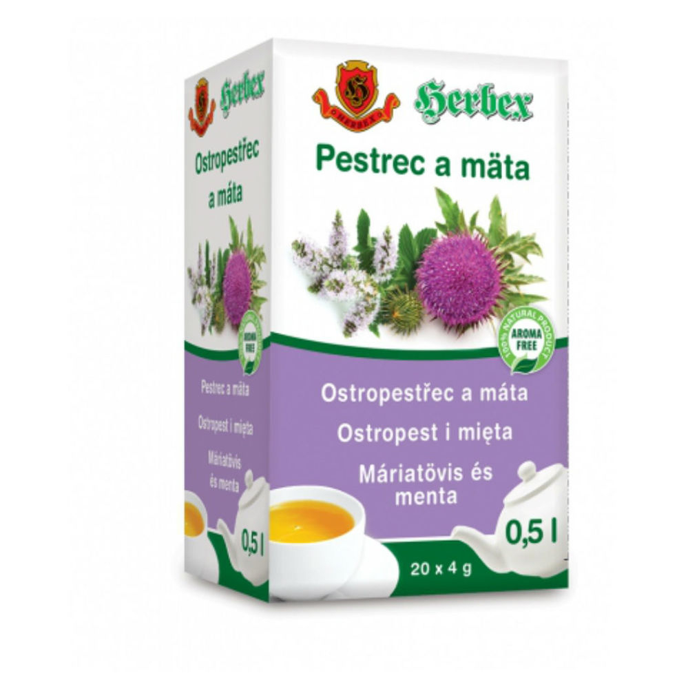 HERBEX Silybum a mäta, 20x4 g kúpite na Mojalekaren.sk
