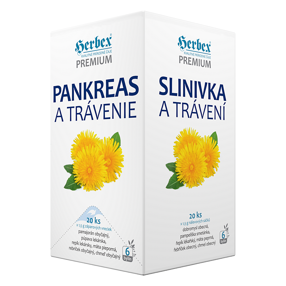HERBEX Pankreas a trávenie 20 x 1,5 g