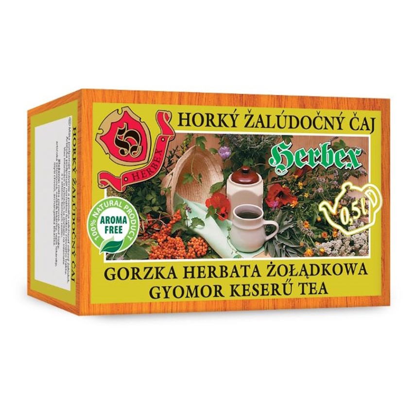 HERBEX Žalúdočný horký čaj 20 sáčkov kúpite na Mojalekaren.sk