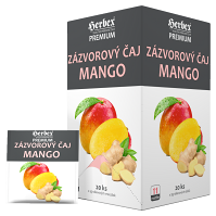 HERBEX Zázvorový čaj mango 20 sáčkov