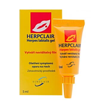 HERPCLAIR Herpes labialis gél 5 ml