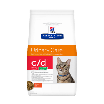 HILL'S Prescription Diet™ c/d™ Feline Urinary Stress Reduced Calorie Chicken granule 1,5 kg