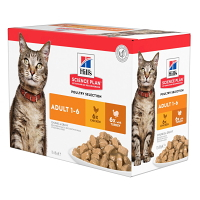 HILL'S Science Plan Feline kapsičky pre dospelé mačky 12 x 85 g