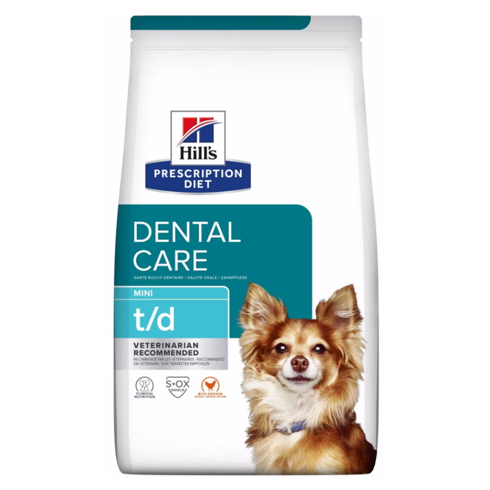 E-shop HILL'S Prescription Diet™ t/d™ Canine Mini Chicken granule 3 kg