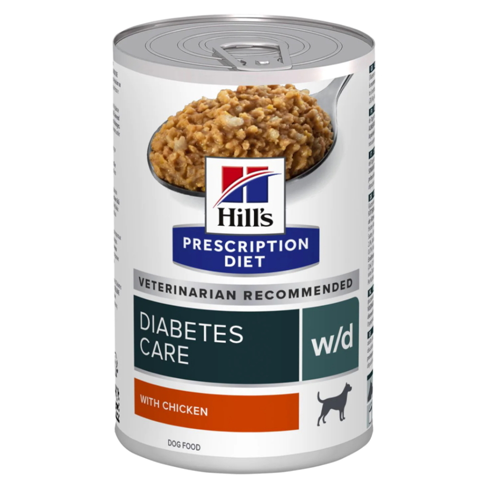 E-shop HILL'S Prescription Diet™ w/d™ Canine Chicken konzerva 370 g