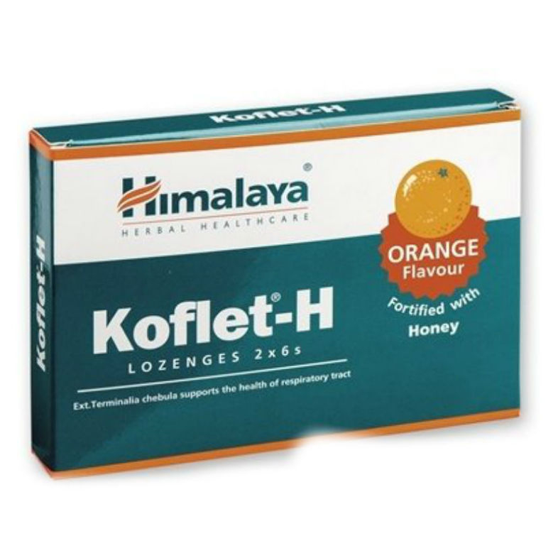HIMALAYA Koflet-H Orange 12 pastiliek kúpite na Mojalekaren.sk