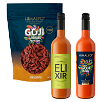 HIMALYO Sušené goji a džúsy