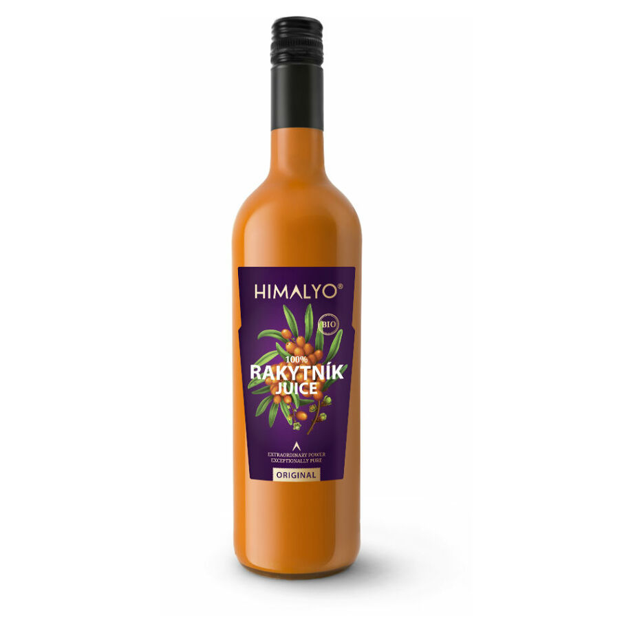 HIMALYO Rakytník džús 100% 100 % šťava z plodov vysokohorského tibetského rakytníka 750 ml kúpite na Mojalekaren.sk