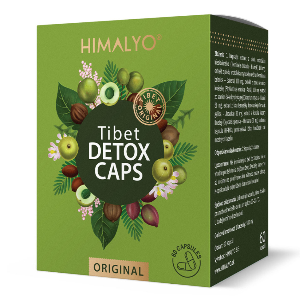 HIMALYO Tibet Detox Caps kapsuly na detoxikáciu organizmu a podporu imunity 60 cps kúpite na Mojalekaren.sk