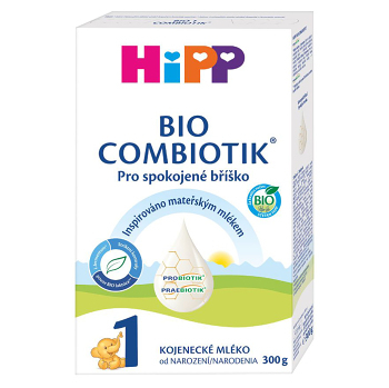 HIPP 1 Combiotik počiatočné dojčenské mlieko od 0 - 6 mesiacov BIO 300 g (Počiatočné mlieka pre deti) - BIO