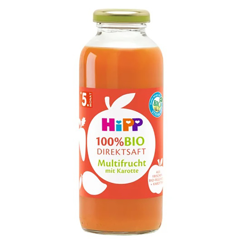 HIPP Ovocná šťava s karotkou 100% juice BIO 330 ml kúpite na Mojalekaren.sk
