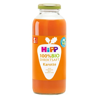 HIPP 100% BIO JUICE Mrkvová šťava 330 ml