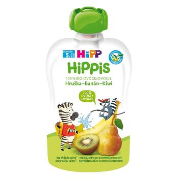 HiPP BIO 100% ovocie Hruška-Banán-Kiwi 100 g