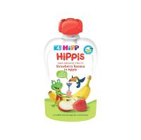 HiPP BIO 100% ovocie Jablko-Banán-Jahoda 100 g
