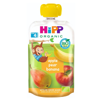 HiPP BIO 100% ovocie Jablko-Hruška-Banán 100 g