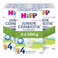 HiPP 4 Junior combiotik pokračovacie batoľacie mlieko 5 x 500 g
