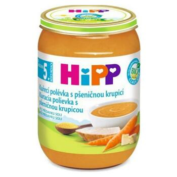 HIPP Polievka Kuracia so pšeničnou krupicou BIO 190 g