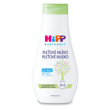 HiPP BabySanft Pleťové mlieko 350 ml, poškodený obal