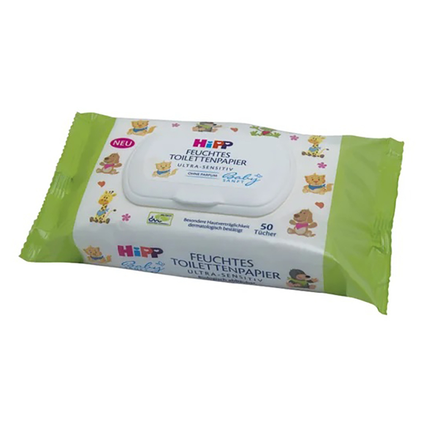 HIPP Babysanft vlhčený toaletný papier 50 kusov