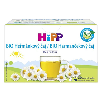 HIPP Harmančekový čaj BIO 20 x 1.5 g (Bylinné čaje) - BIO, Jednodruhové, Bylinné