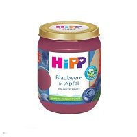 HIPP Bio jablká s čučoriedkami 4/6m 160 g