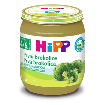 HIPP Prvá brokolica BIO 125 g (Zeleninové príkrmy) - BIO