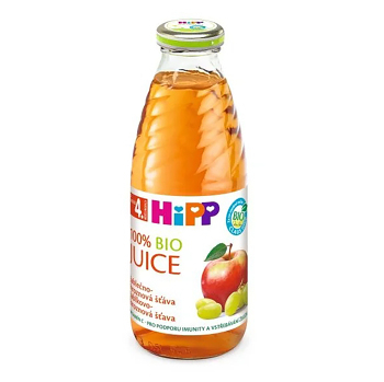 HIPP Šťava jablčno hroznová BIO 500 ml (Ovocné šťavy) - BIO