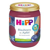 HIPP Jablká s čučoriedkami BIO 160 g