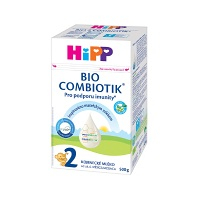 HIPP 2 BIO Combiotik Pokračovacie dojčenské mlieko od 6 - 12 mesiacov 500 g