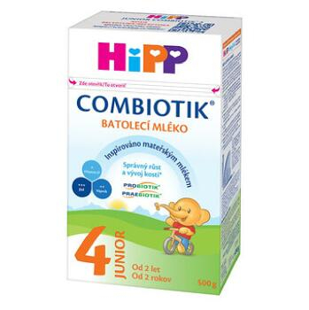 HiPP 4 JUNIOR Combiotik Pokračovacie batoľacie mlieko od 2 rokov 500 g