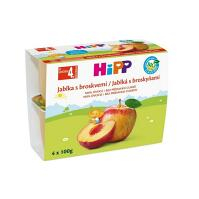 HIPP Ovocie 100% Jablká s broskyňami BIO 4x100 g