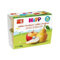 HIPP Ovocie 100% Jablká s hruškami BIO 4x100 g