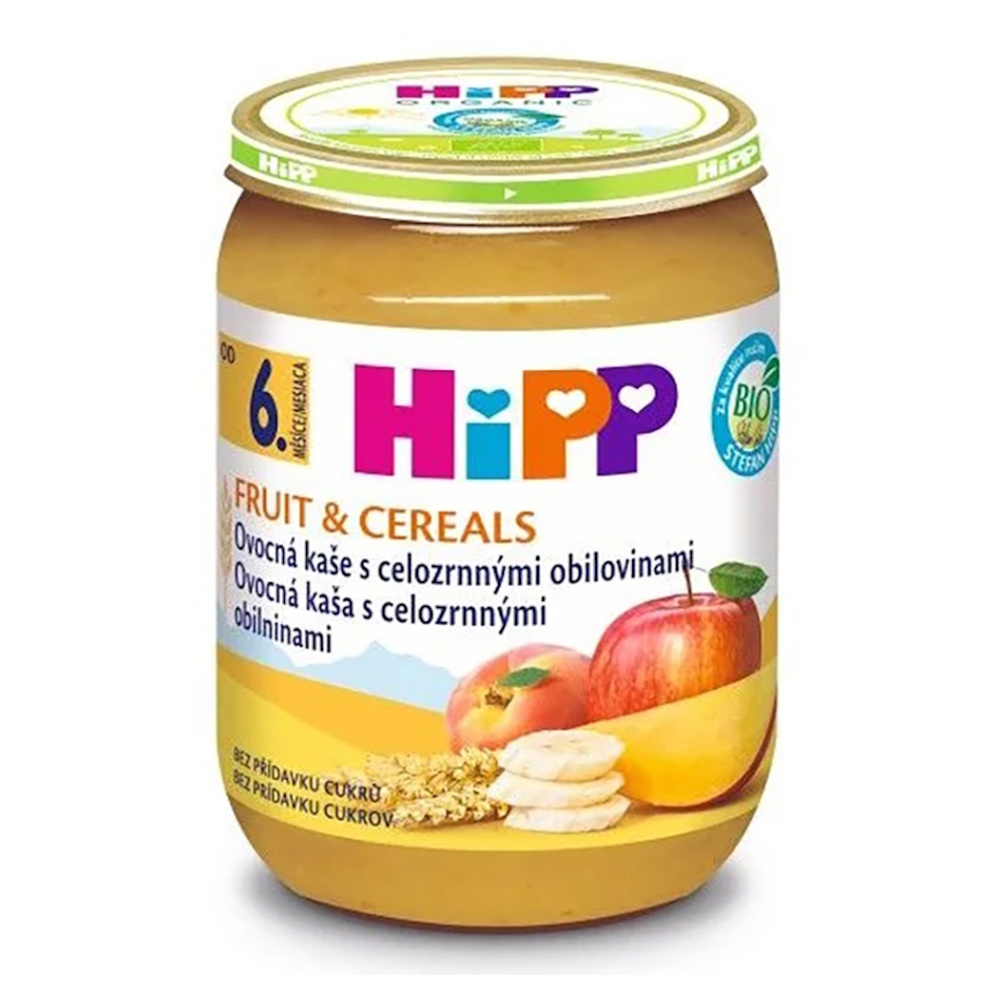 Hipp BIO ovocná kaša s celozrnnými obilninami obilná kaša 190 g kúpite na Mojalekaren.sk