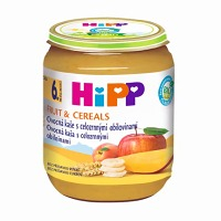 HiPP OVOCIE&CEREAL BIO Ovocná kaša s celozrnnými obilninami 190 g