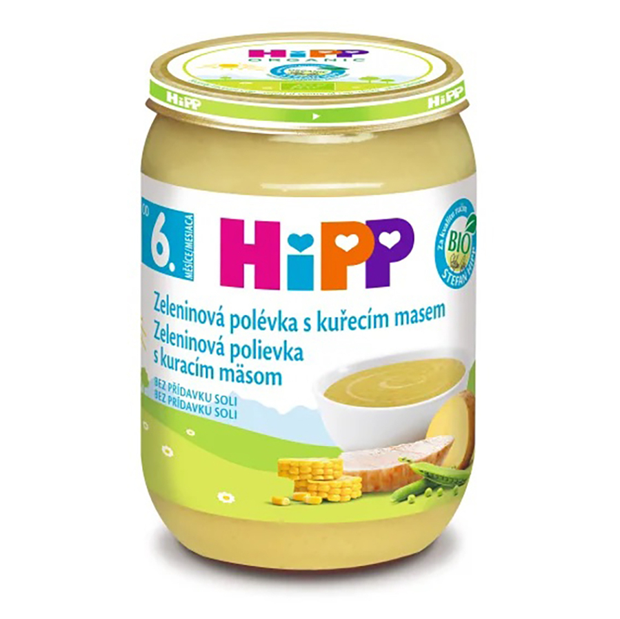 E-shop HIPP Polievka zeleninová s kuracím BIO 190 g