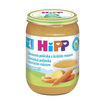 HIPP Polievky Zeleninová s morčacím BIO 190 g