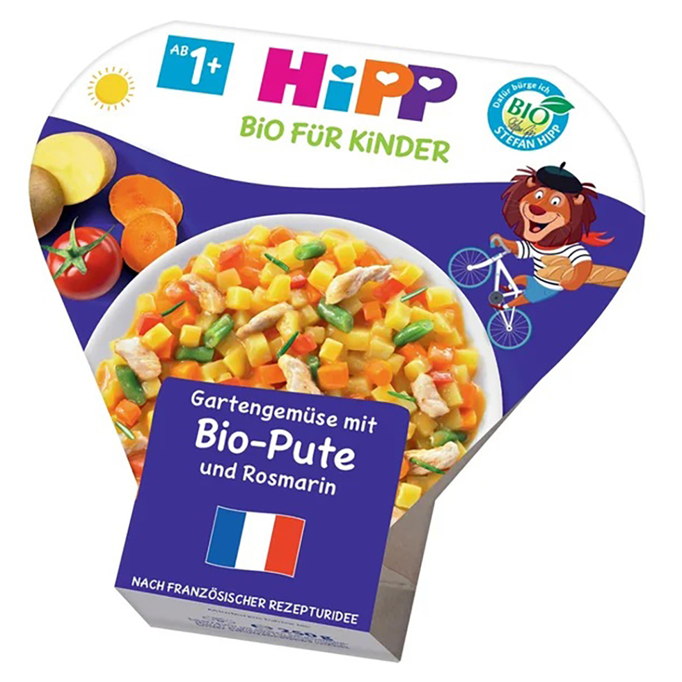 HIPP Zelenina s morčacím mäsom a rozmarínom BIO 250 g