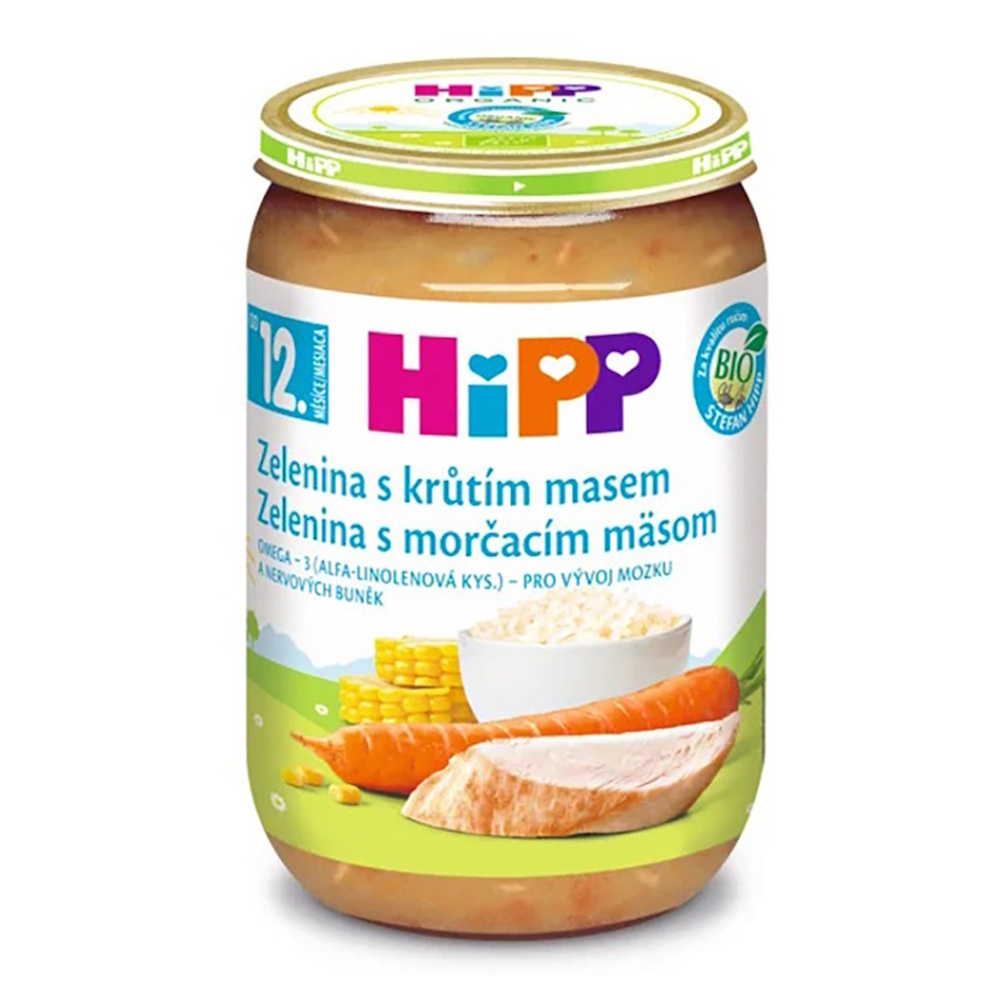 HIPP Zelenina s morčacím mäsom BIO 220 g kúpite na Mojalekaren.sk