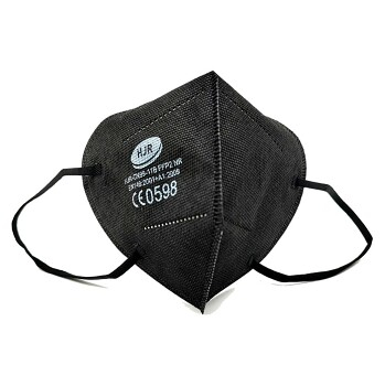 HJR FFP2 Respirátor čierny 50 kusov (Respirátory)