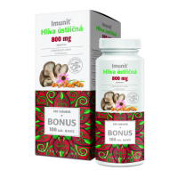 Hliva ustricová 800 mg s rakytníkom a echinaceou IMUNIT 100 + 100 tabliet Hliva ustricová 800 mg s rakytníkom a echinaceou IMUNIT 100 + 100 tabliet