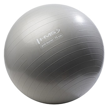 HMS YB02N gymnastická lopta 75 cm sivostrieborná (Gymnastické lopty)