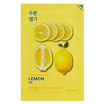 HOLIKA HOLIKA Pleťová látková maska ​​s citrónom 20 ml (Korejské pleťové masky) - Revitalizačný, Kórejská