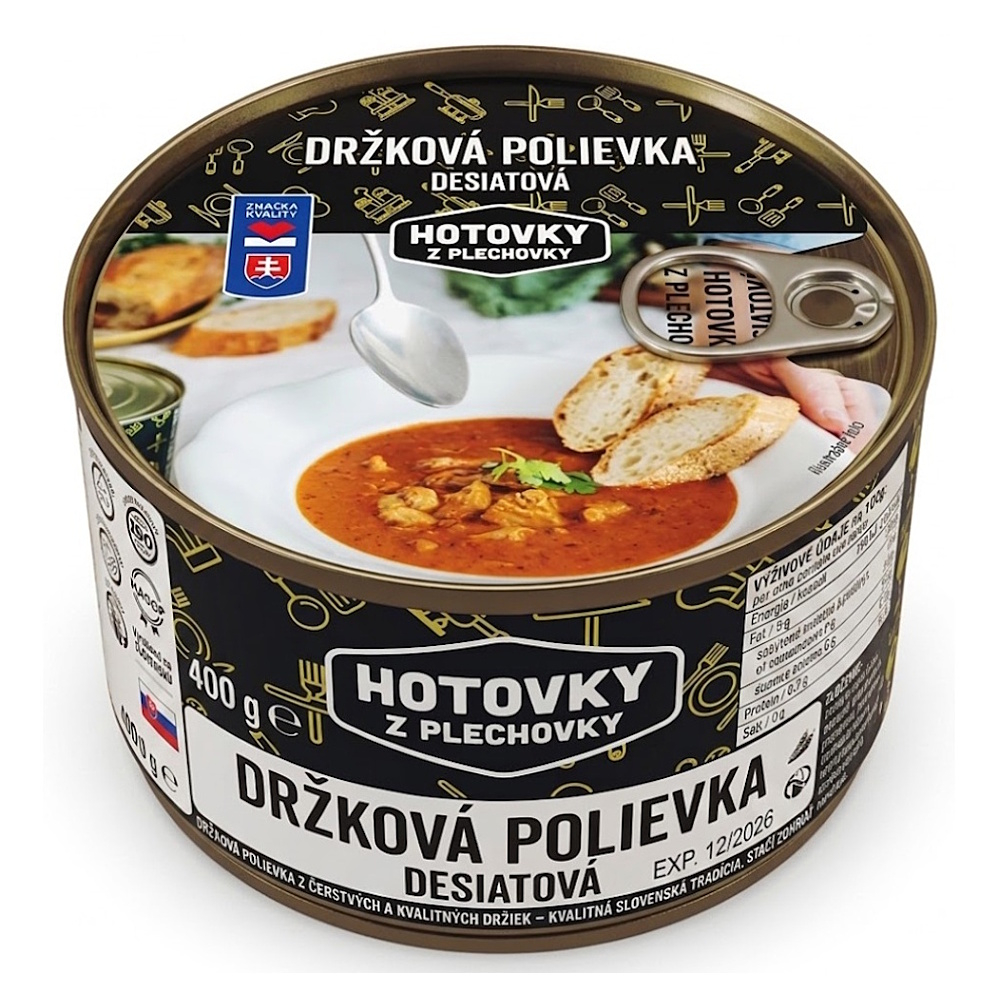 E-shop HOTOVKY Z PLECHOVKY Držková polievka desiatová 4 porcie