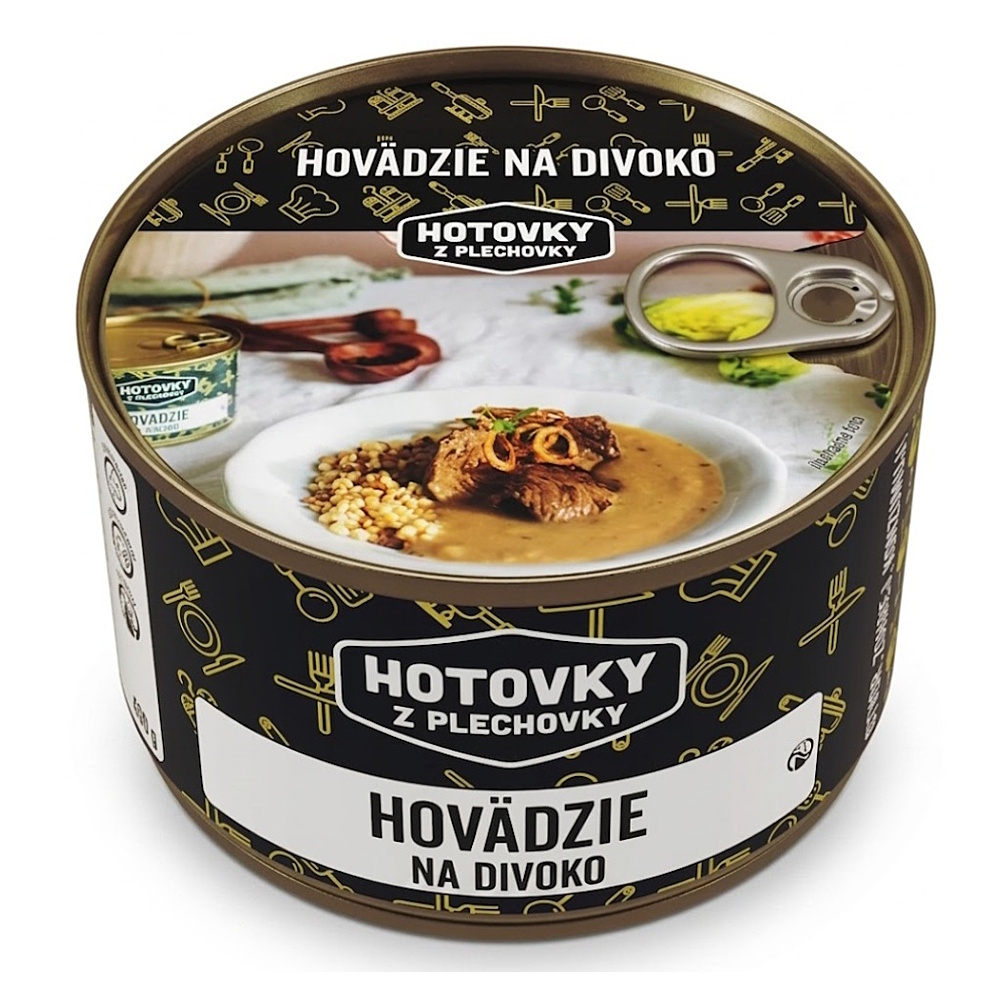 E-shop HOTOVKY Z PLECHOVKY Hovädzie na divoko 3 porcie